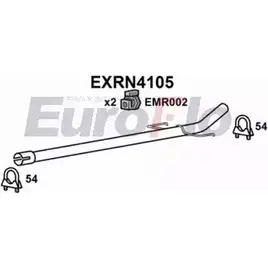 Выхлопная труба глушителя EUROFLO 24MWU EXRN4105 4359522 J4ZF Y7 изображение 0