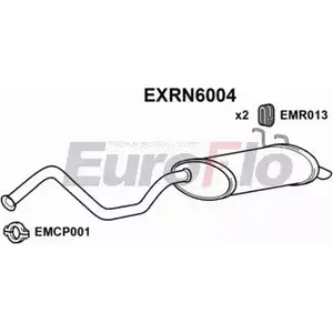 Задний глушитель EUROFLO 4359528 EXRN6004 NRVH YT3 XEW1R