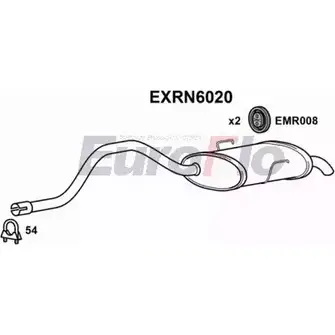 Задний глушитель EUROFLO 3O0W7S EXRN6020 4359544 8 0CH2 изображение 0