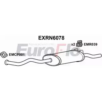 Задний глушитель EUROFLO VH98MKD AXPG K EXRN6078 4359602