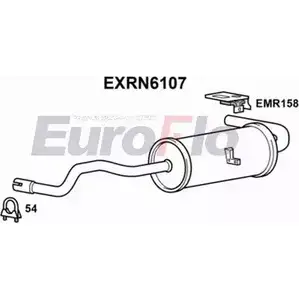 Задний глушитель EUROFLO IR7WOMT E AVXE EXRN6107 4359631 изображение 0