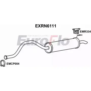 Задний глушитель EUROFLO WGYV2 0K 4359635 EXRN6111 MCO9O9