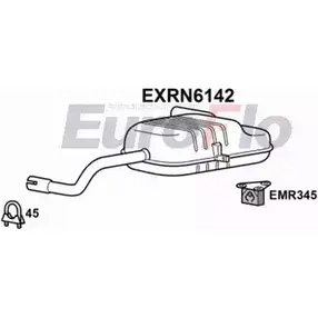 Задний глушитель EUROFLO 4359659 30XWIT EXRN6142 AYH1 T изображение 0