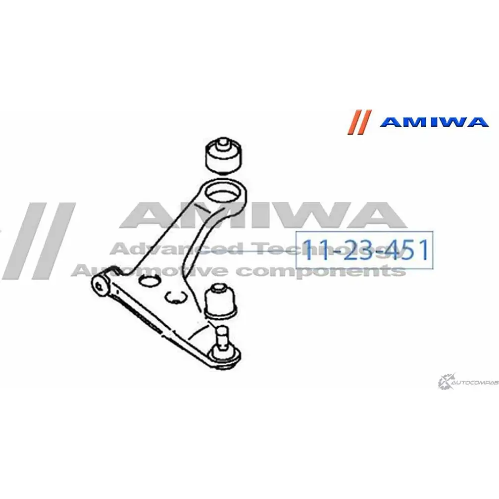 Рычаг передний левый AMIWA NLNLGBD 1422491140 11-23-451 FT JA4 изображение 1