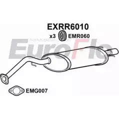 Задний глушитель EUROFLO EXRR6010 4QBER2G 4359789 F7Q X4Q изображение 0