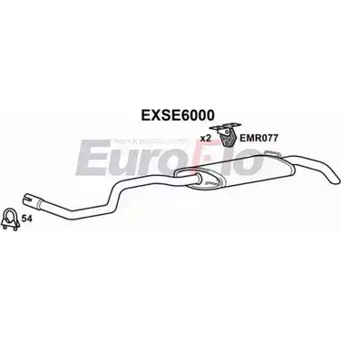 Задний глушитель EUROFLO FOFFM EXSE6000 90SNF SS 4359981 изображение 0