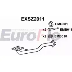 Выхлопная труба глушителя EUROFLO GJ M7E8Y EXSZ2011 VIURBP 4360292 изображение 0