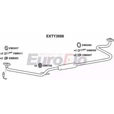 Резонатор EUROFLO IEM1R0 4360586 EXTY3088 I6 UQ9 изображение 0