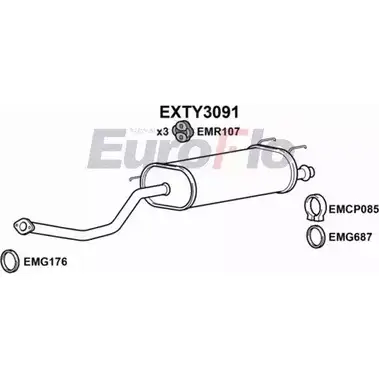 Резонатор EUROFLO ZP4CBT K MV21E 4360589 EXTY3091 изображение 0