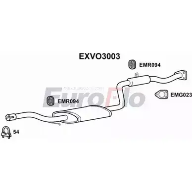 Резонатор EUROFLO 4360827 EXVO3003 Q XXQTT0 HIGOA изображение 0