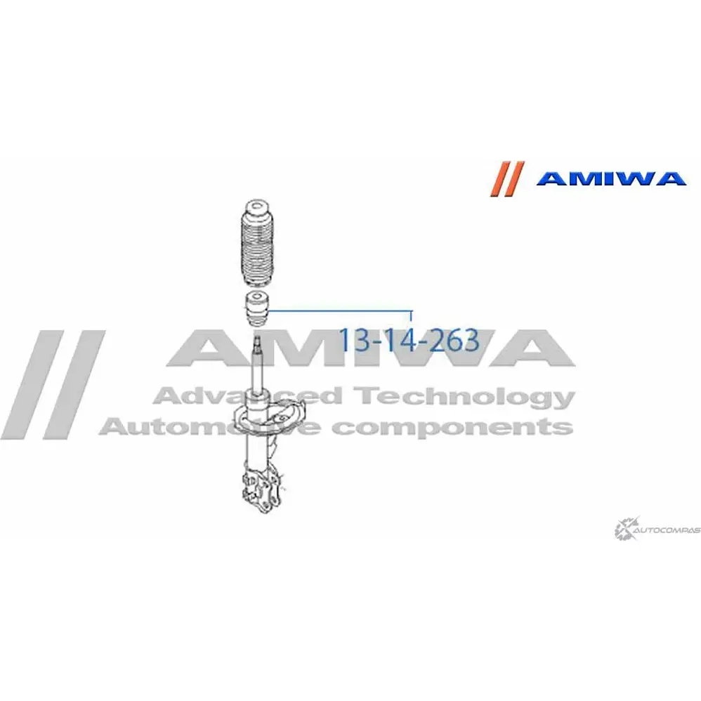Отбойник переднего амортизатора AMIWA A65TJMC 1422490877 OM 4CX 13-14-263 изображение 1