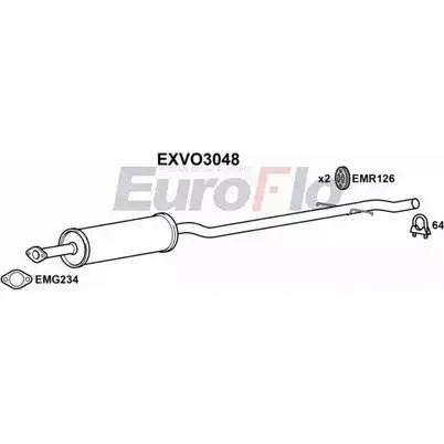 Резонатор EUROFLO EXVO3048 D7HIWSV QLW6QK R 4360869 изображение 0