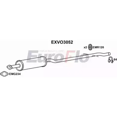 Резонатор EUROFLO EXVO3052 XOAOA G N5YT1Z 4360872