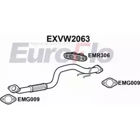 Выхлопная труба глушителя EUROFLO BT30VJK EXVW2063 4361051 T6C WE изображение 0