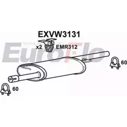 Резонатор EUROFLO Q3AY3KB 4361181 YNAF JJ EXVW3131 изображение 0