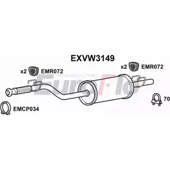 Резонатор EUROFLO EF2MP1 F7D6 DY 4361197 EXVW3149 изображение 0