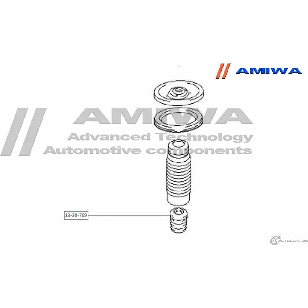 Отбойник переднего амортизатора AMIWA 1422490882 13-38-769 OVVMI3U V AUCSL изображение 1