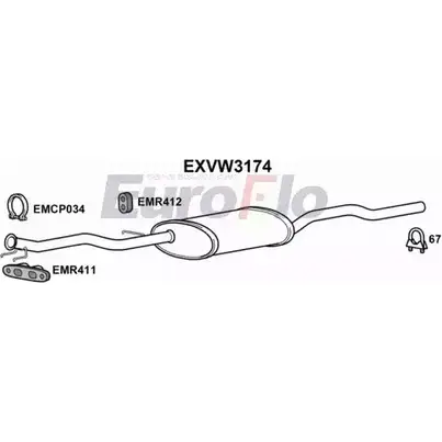 Резонатор EUROFLO 4361220 EXVW3174 K1J3N V 836OVC изображение 0