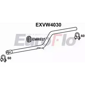 Выхлопная труба глушителя EUROFLO 4XWBDA MF ATMA EXVW4030 4361260 изображение 0