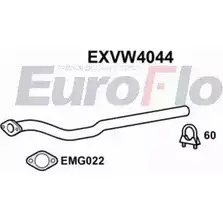 Выхлопная труба глушителя EUROFLO 94BHH NA EXVW4044 4361271 QXEWARX изображение 0