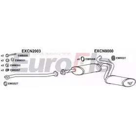 Система выпуска ОГ EUROFLO 6 YNSN CFI14AR FTDUC19D 7018A 4363410 изображение 0