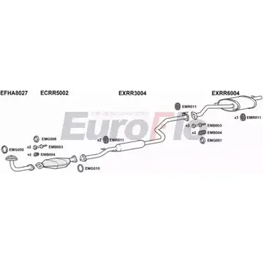 Система выпуска ОГ EUROFLO 4364082 HACON16 1008 KN VVD YTPA9TH изображение 0