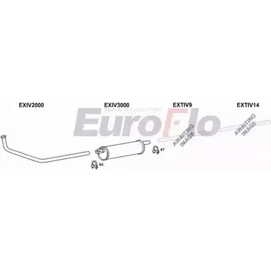 Система выпуска ОГ EUROFLO 18ROJ5 IVDAI25D 7025A OOTPSE I 4364468 изображение 0