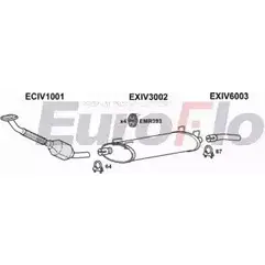 Система выпуска ОГ EUROFLO 4364493 NQG T0 QG0XWH7 IVDAI28D 7015C изображение 0