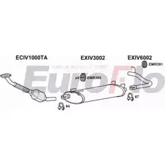 Система выпуска ОГ EUROFLO 4364528 IVDAI28D 7025B GPMK79 4W CKG изображение 0