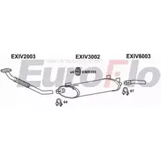 Система выпуска ОГ EUROFLO IVDAI28D 7025C H9A993 4364529 HX40 I изображение 0