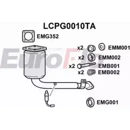 Катализатор EUROFLO LCPG0010TA 320WBZ U LXPMI 4365010 изображение 0