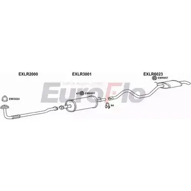Система выпуска ОГ EUROFLO LRRAN25D 3004B FP UYSR 4365170 E8YGM изображение 0