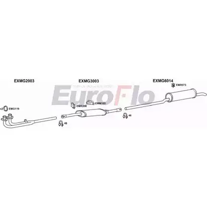 Система выпуска ОГ EUROFLO 4365788 EN 893FW VL5HI MGMGB18 4004B