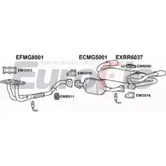 Система выпуска ОГ EUROFLO MGMGF18 5001B 4365795 QPQW72 OL 4SPDA изображение 0