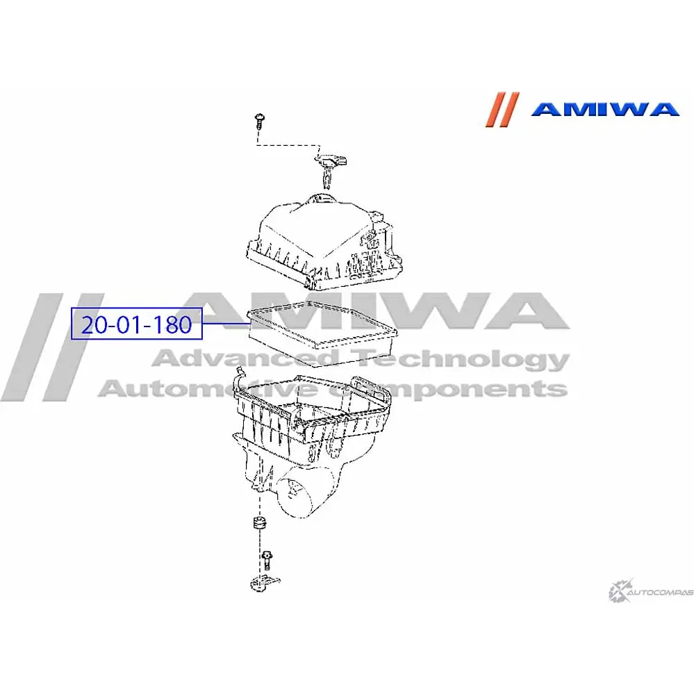 Воздушный фильтр microfix AMIWA M50TYO7 20-01-180 MCBR BG 1422491402 изображение 1