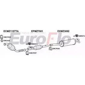 Система выпуска ОГ EUROFLO T 2O8Q MZSPR21D 7018C03 4366885 0ZL8L изображение 0