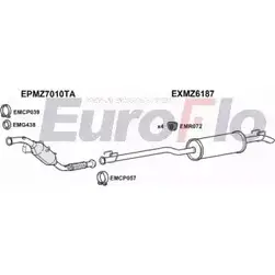 Система выпуска ОГ EUROFLO 4366999 MZSPR21D 7050H01 NX H6DS HJQK6 изображение 0