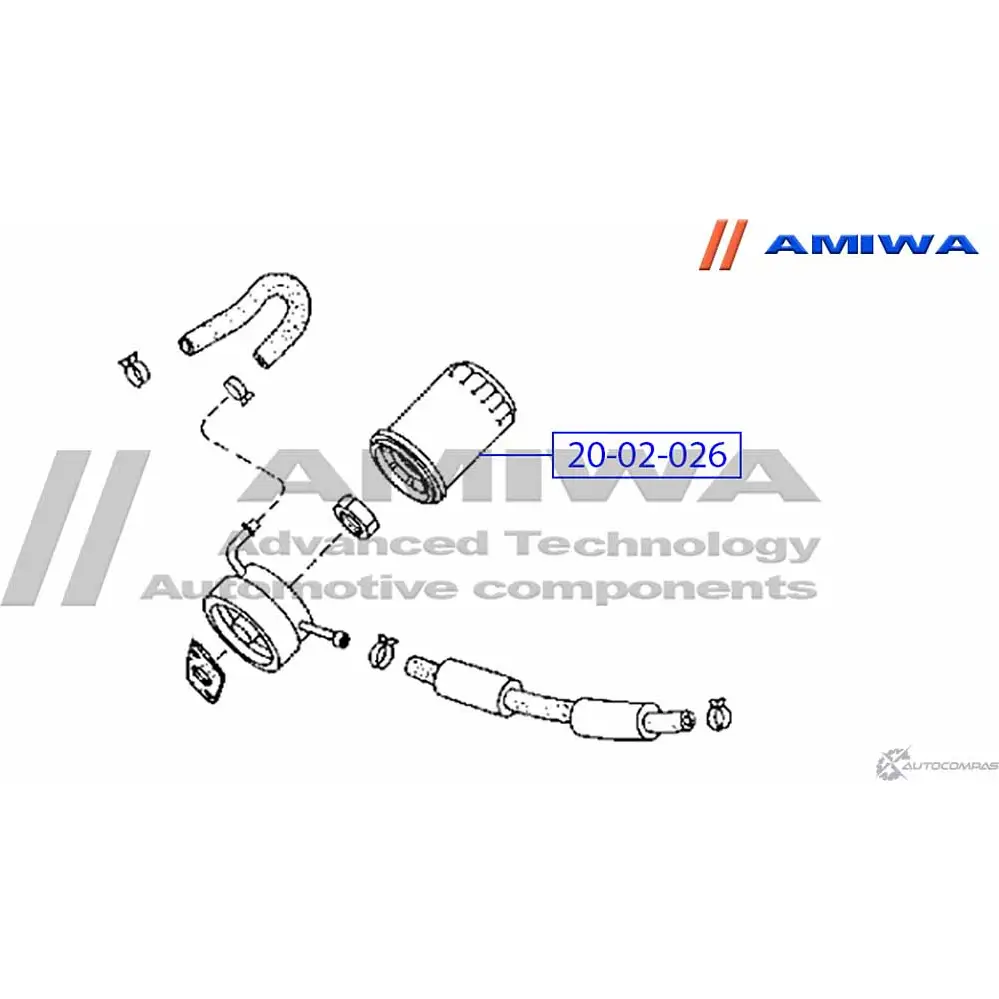 Масляный фильтр microfix AMIWA 20-02-026 1422491419 FRC WO 1VILAI изображение 1