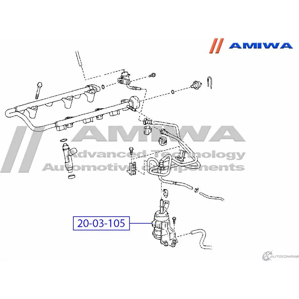Топливный фильтр microfix AMIWA 9KA VF 1422491514 20-03-105 ESRGBHM изображение 1