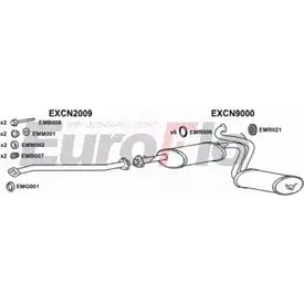 Система выпуска ОГ EUROFLO J5X4P 4368771 VA6OX FO PGBOX19D 9001A изображение 0