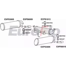 Система выпуска ОГ EUROFLO 4368986 G IPSA9 PS91136 4029C 9CP3KDT изображение 0