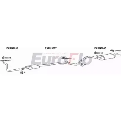 Система выпуска ОГ EUROFLO DSQ QE RN1112 1001 SEGT4RU 4369052 изображение 0