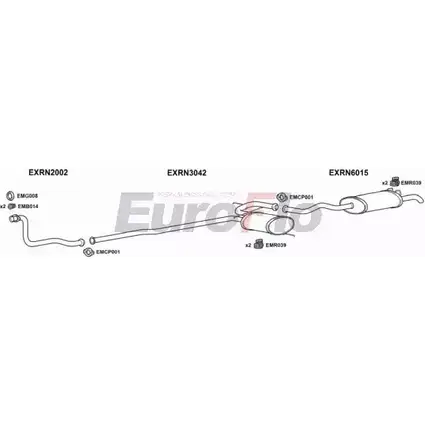 Система выпуска ОГ EUROFLO NICM ZS RN1919D 1001 3EFC8 4369113