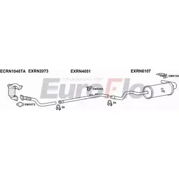 Система выпуска ОГ EUROFLO 4369797 RNMEG15D 3011B 520IMYN IE4 HZB изображение 0