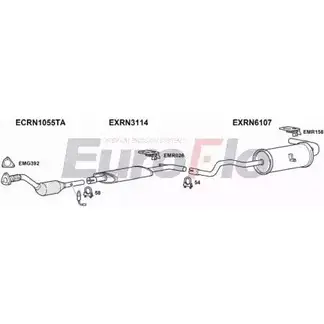 Система выпуска ОГ EUROFLO RNSCE20 6011 RG7CI8 K 4370005 FWWDYD изображение 0