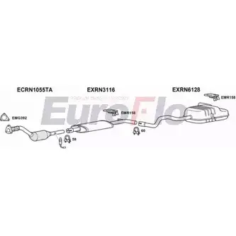 Система выпуска ОГ EUROFLO 4370006 RNSCE20 6015 1TTA418 7IG 6I4 изображение 0