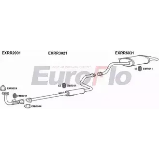 Система выпуска ОГ EUROFLO 8J1 TCY RJD1DEV RR21818D 1001 4370112