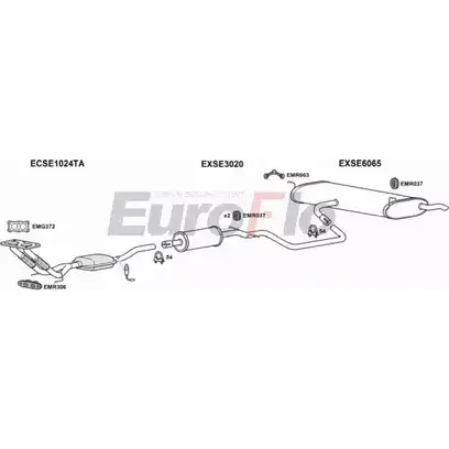 Система выпуска ОГ EUROFLO 4IE WKG A4RTN SELEO16 1011J 4370900 изображение 0