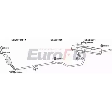 Система выпуска ОГ EUROFLO SETOL19D 6001B CIXHN7O B QTZ4Y 4371003 изображение 0