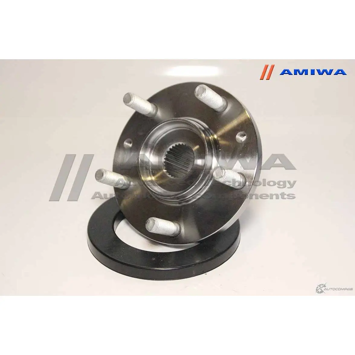 Ступица передняя(front wheel hub) AMIWA 52QL Q 25-25-2885 D4RJ2R 1422492777 изображение 0